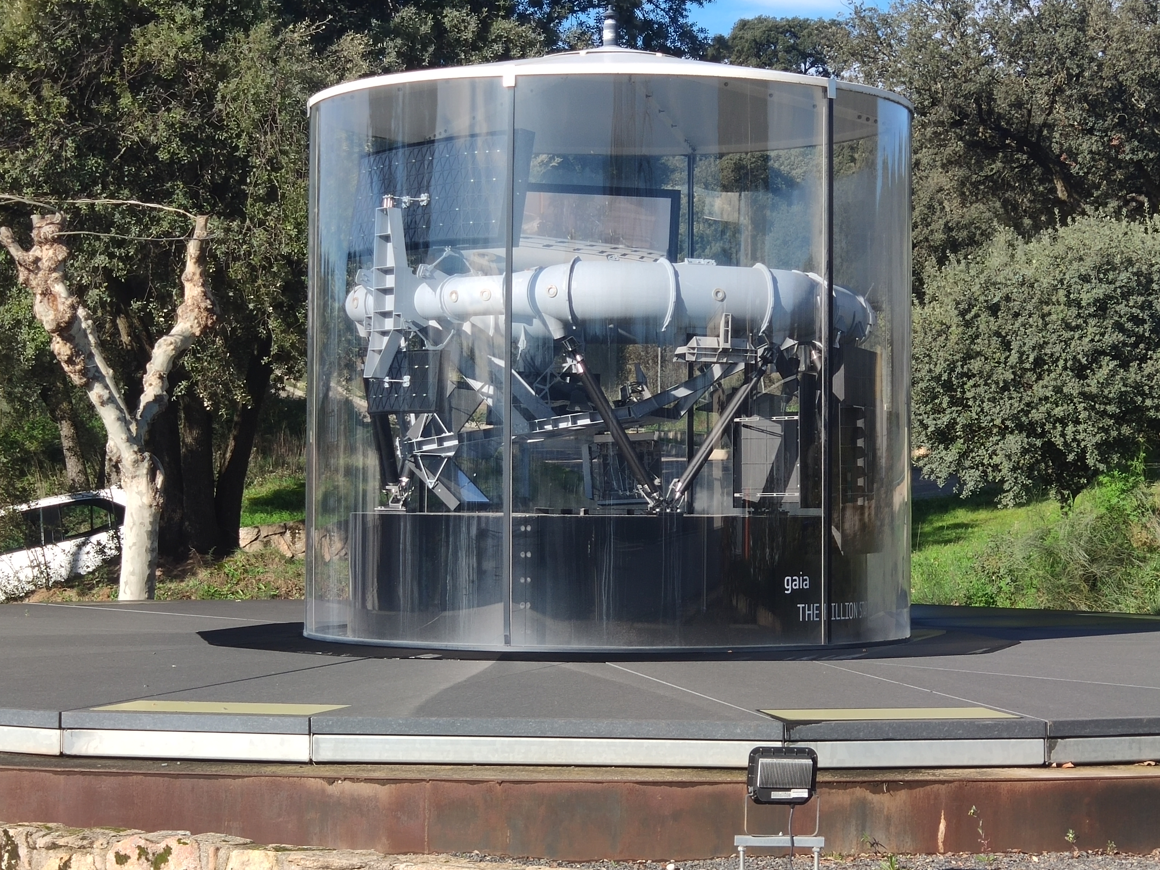 Maqueta a tamaño real de GAIA, un telescopio espacial de la ESA